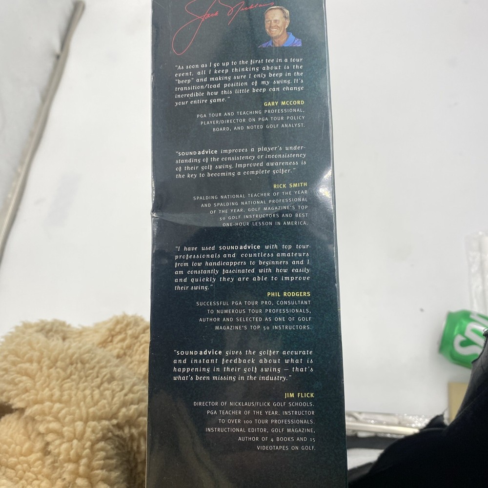 Vintage Jack Nicklaus Soundadvice Golf Training Aid Feedback Device, NIB 1995