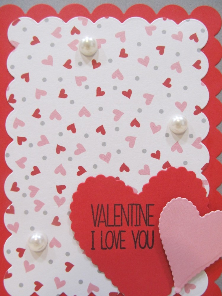 Handmade Happy Valentine’s Day Card