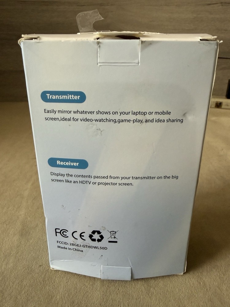 Visoud Wireless HDMI Transmitter and Receiver, 360FT Extender LED - 4K Decode