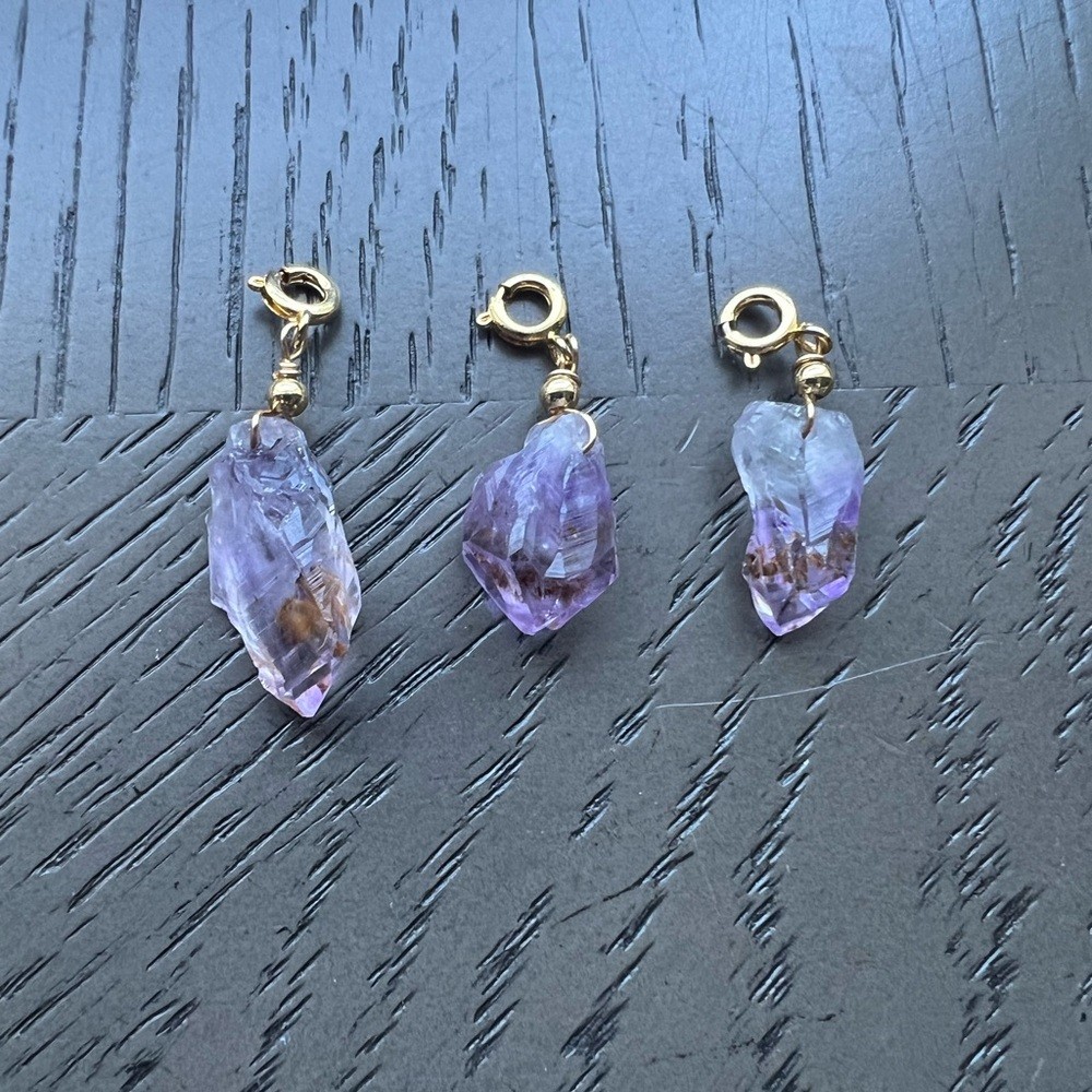 (ONE) Rutilated Amethyst pendant