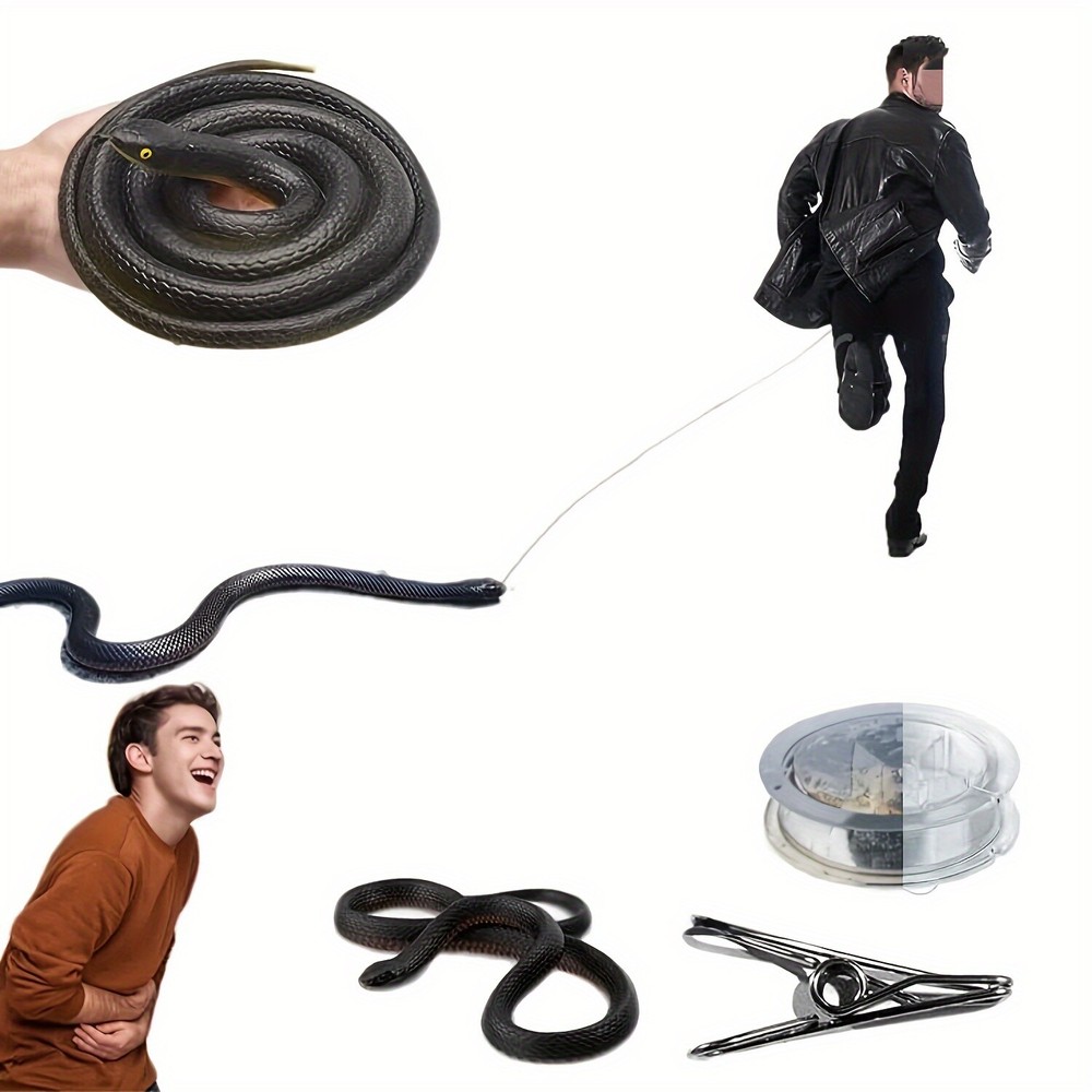 Hilarious Snake Prank With String & Clip - Perfect For Golfers Endless Laughter