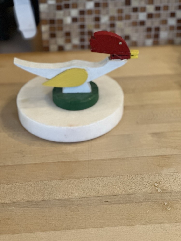 Vintage Clothespin Roadrunner Handmade