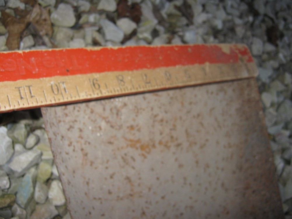 no handle Rusty Rustic Original Vintage Primitive Metal Shovel