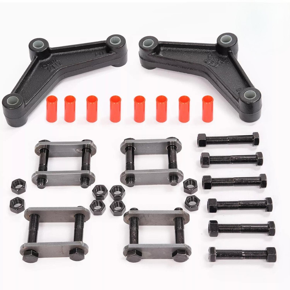 Heavy Duty Tandem Trailer Axle Suspension Shackle Kit For Double Eye Spring