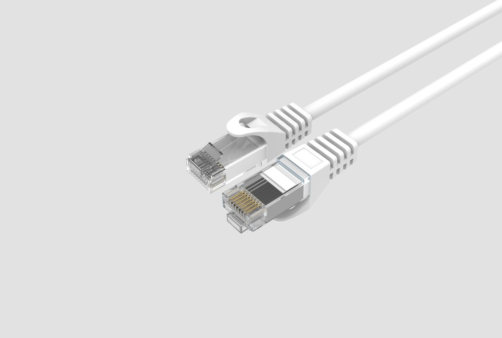 CAT6 Slim Ethernet Patch Cable White 10FT 5 PACK