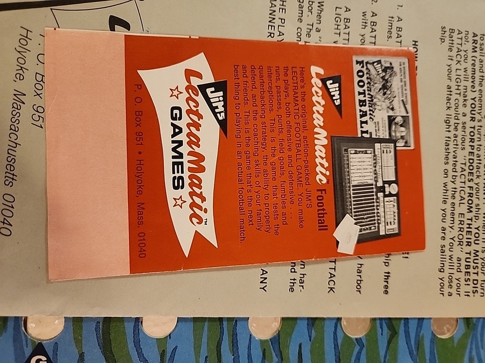 JIM'S LECTRAMATIC TORPEDO ATTACK MODEL 1600 C. 1970 complete