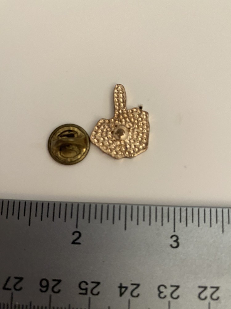 Middle Finger Humorous Lapel Pin P63