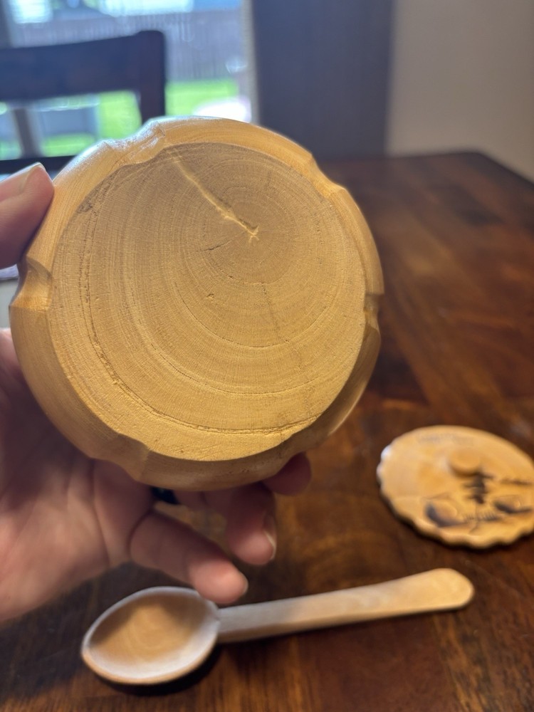 Vintage Peru sugar bowl