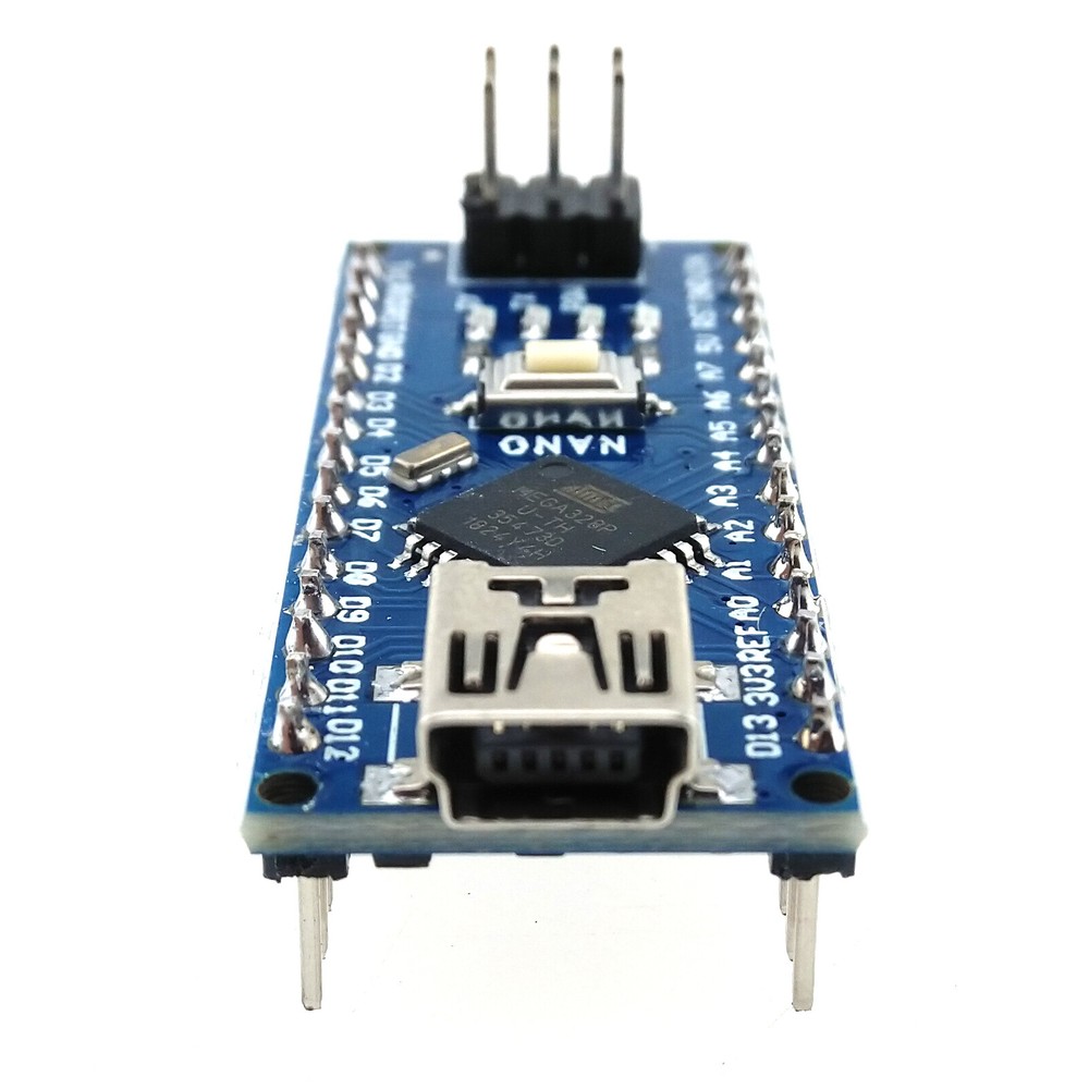 Nano V3.0 ATmega328P CH340 Microcontroller 5V Soldered Serial Board USB Cable