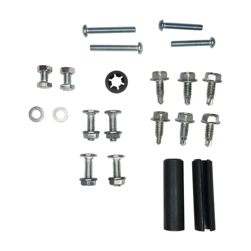 Secure Universal Garage Door Lock Kit with Spring Latch & Keyed Handle Full Kit
