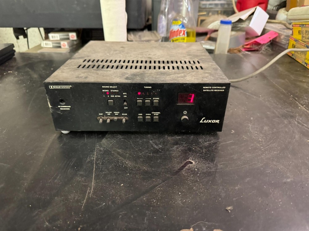 Luxor Satellite  Controlled Receiver 1909530 Untested but Powers On