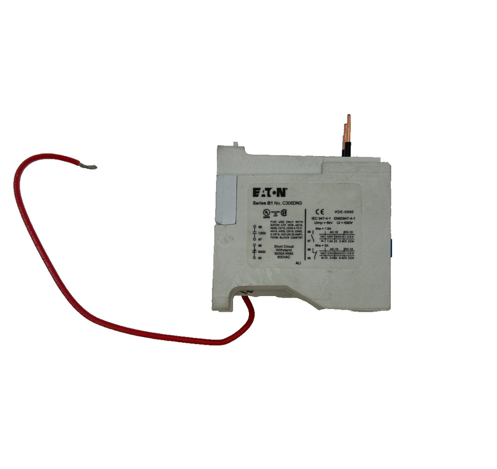 Cutler-Hammer C306DN3 Ser B1 Overload Relay