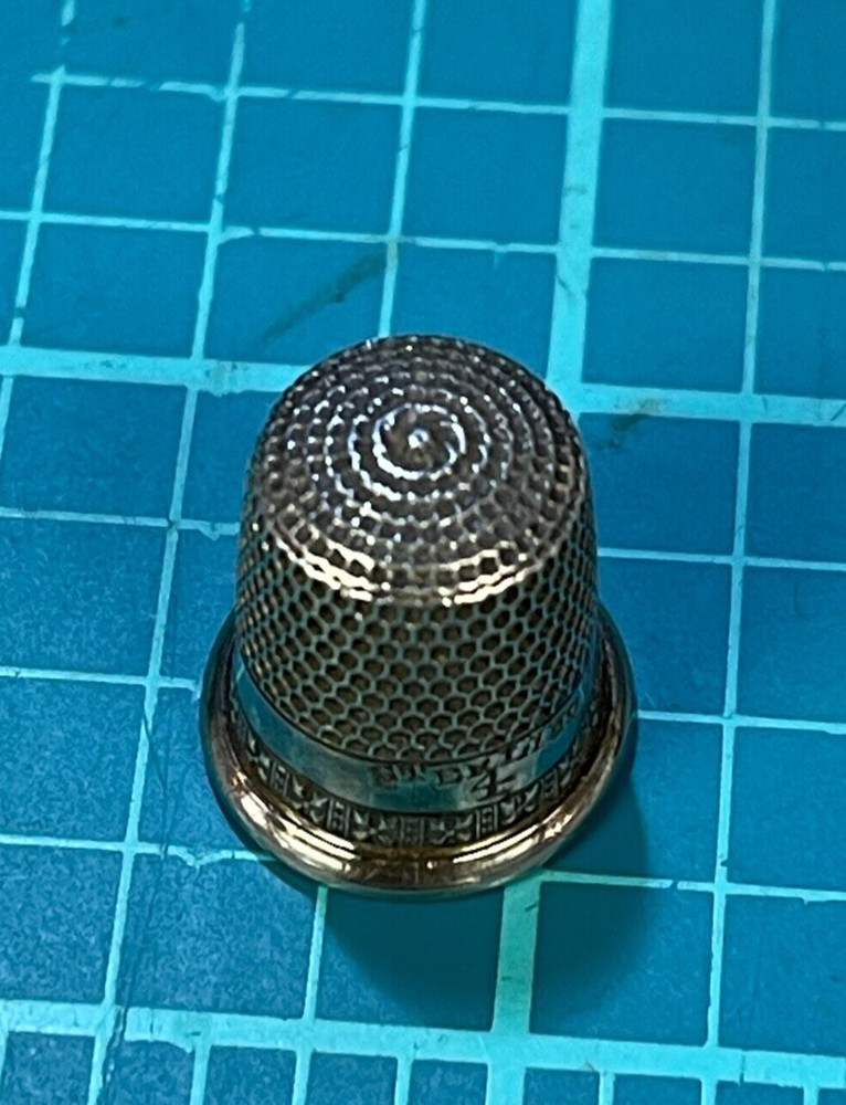Vintage Sterling Silver Thimble