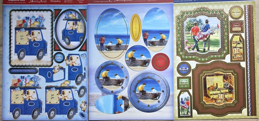HUNKYDORY CARDMAKING KITS (30 A4 SHEETS) MIXED DESIGNS