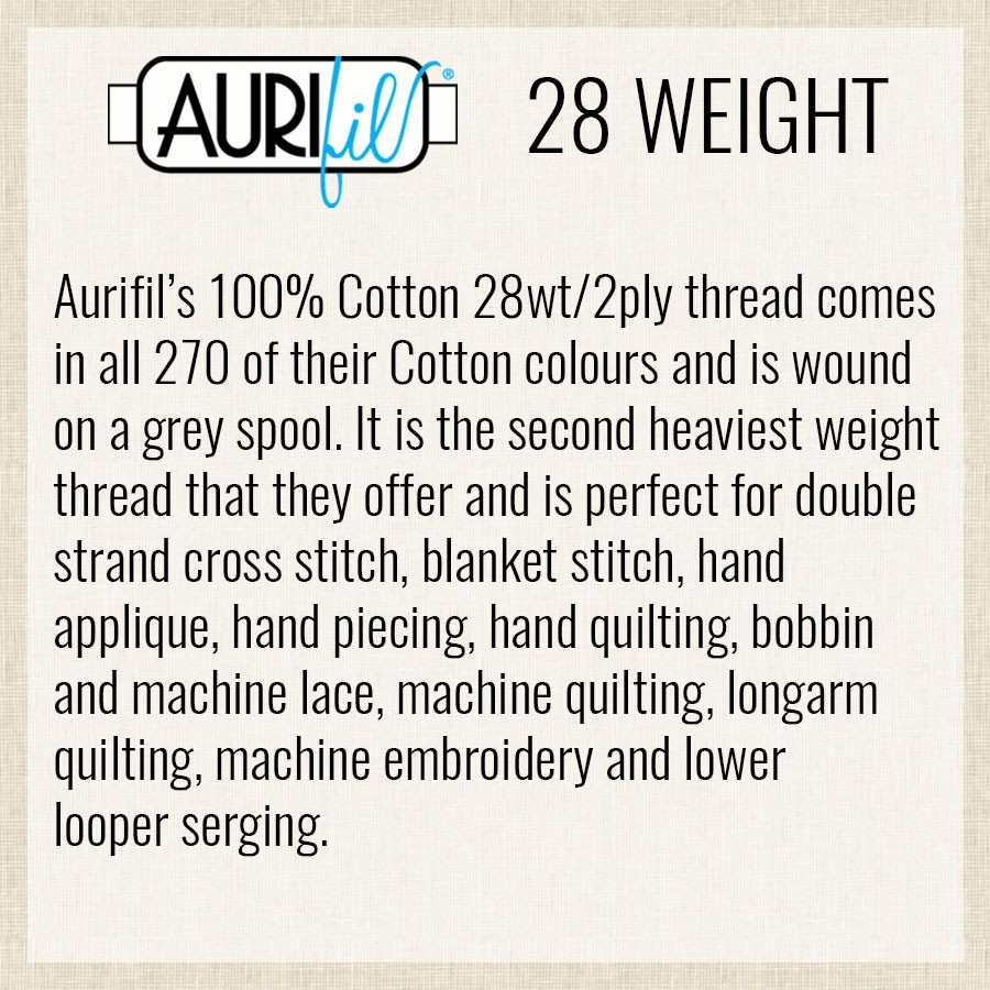 Medium Bark 1285 | 28wt Small Spool 100M / 109Y | Aurifil
