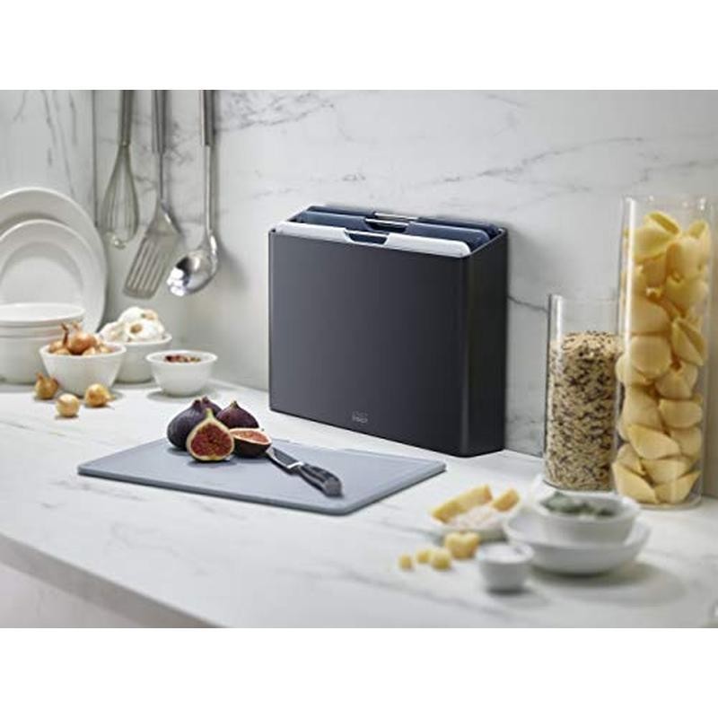 Color Coded Cutting Board Set Non Slip Double Sided Easy Storage Dishwasher Safe