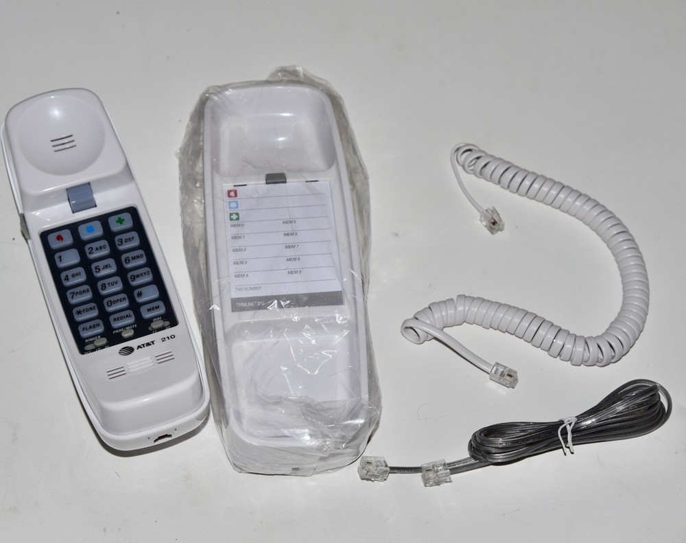 AT&T Trimline Telephone With 13 Number Memory