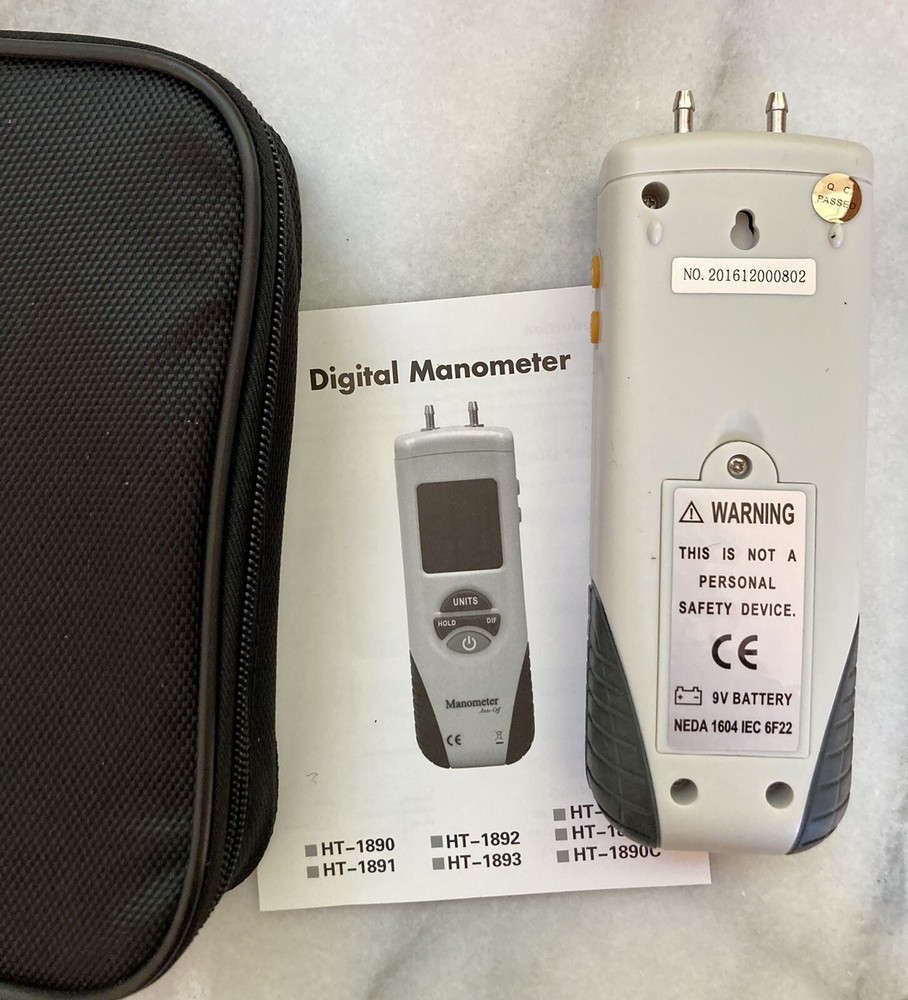 Rise HT-1890 Professional Digital Manometer