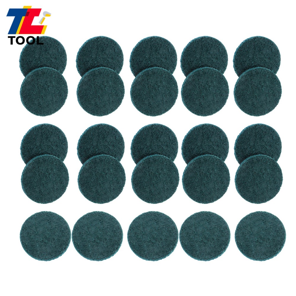 25 Pack Surface Conditioning Quick Change Discs 2" Fine Prep Pad Discs