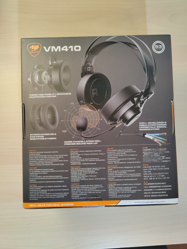 NEW * Gaming Headset COUGAR VM410 * SEALED