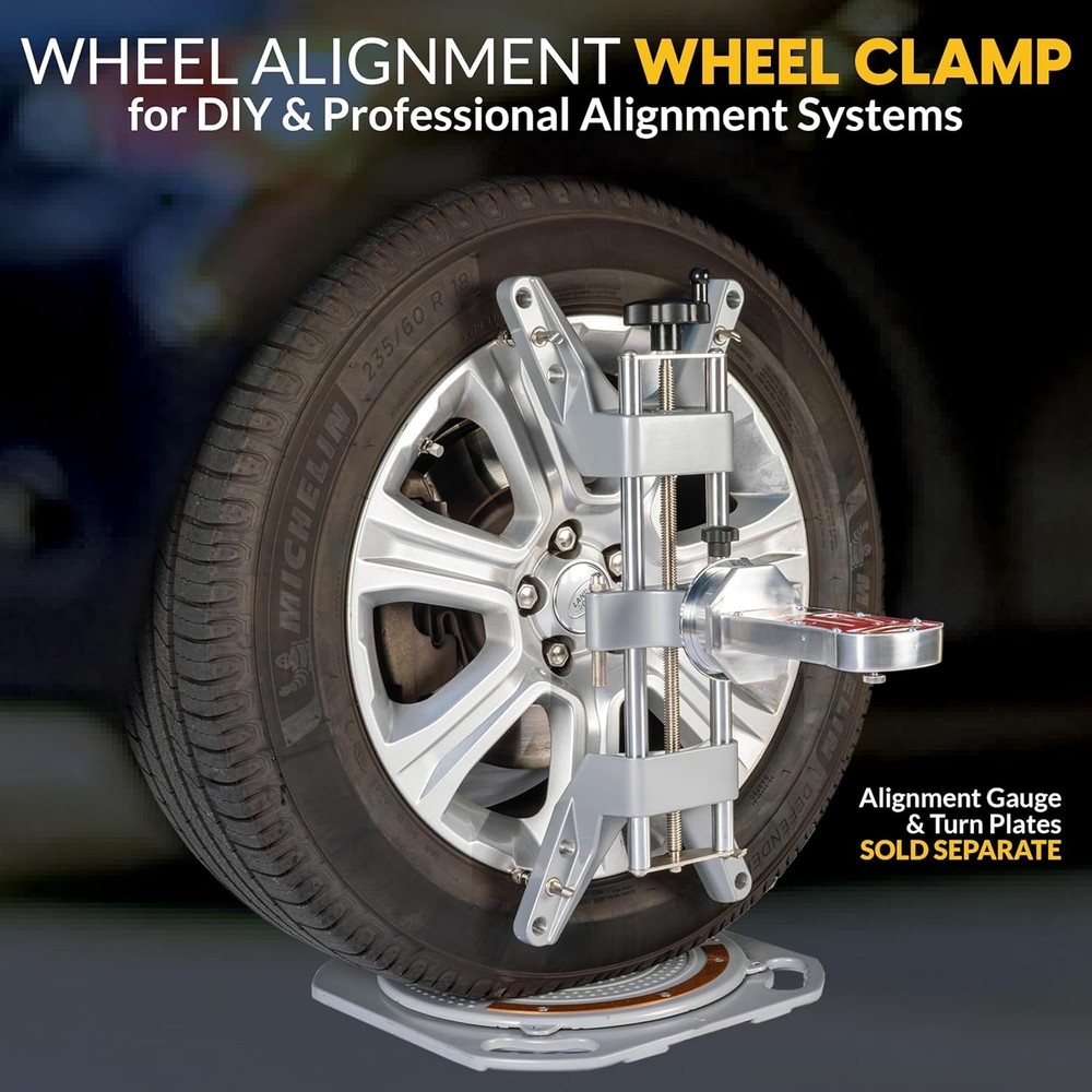 Chrome-Plated Wheel Alignment Tool with High-Precision Grip for Accurate Results