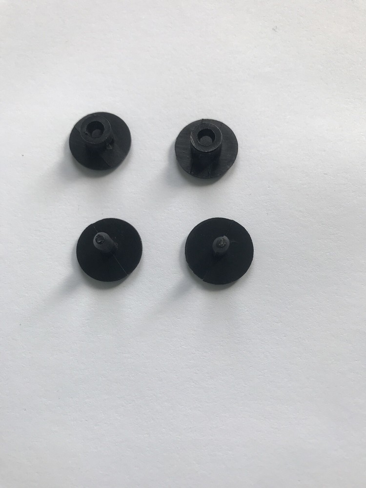 2 SOLID BLACK MATTE RIVETS, BUTTON REPLACEMENT FITS CROCS FAST USA SHIP