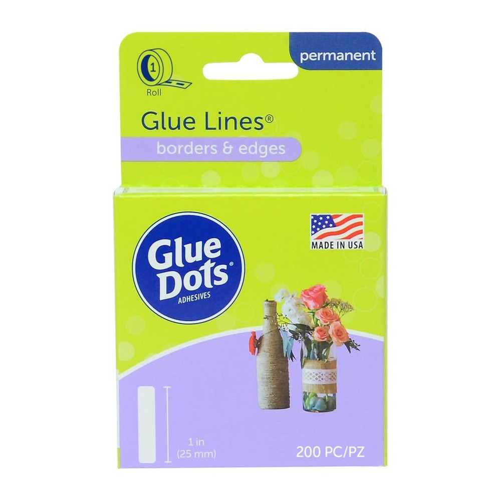 200-Count 1 x 1/8" Glue Lines