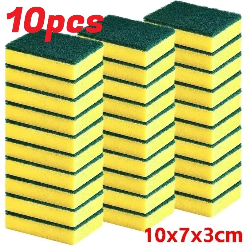 50X Double Sided Magic Cleaning Sponge Pot Rust Remover Kitchen Brush