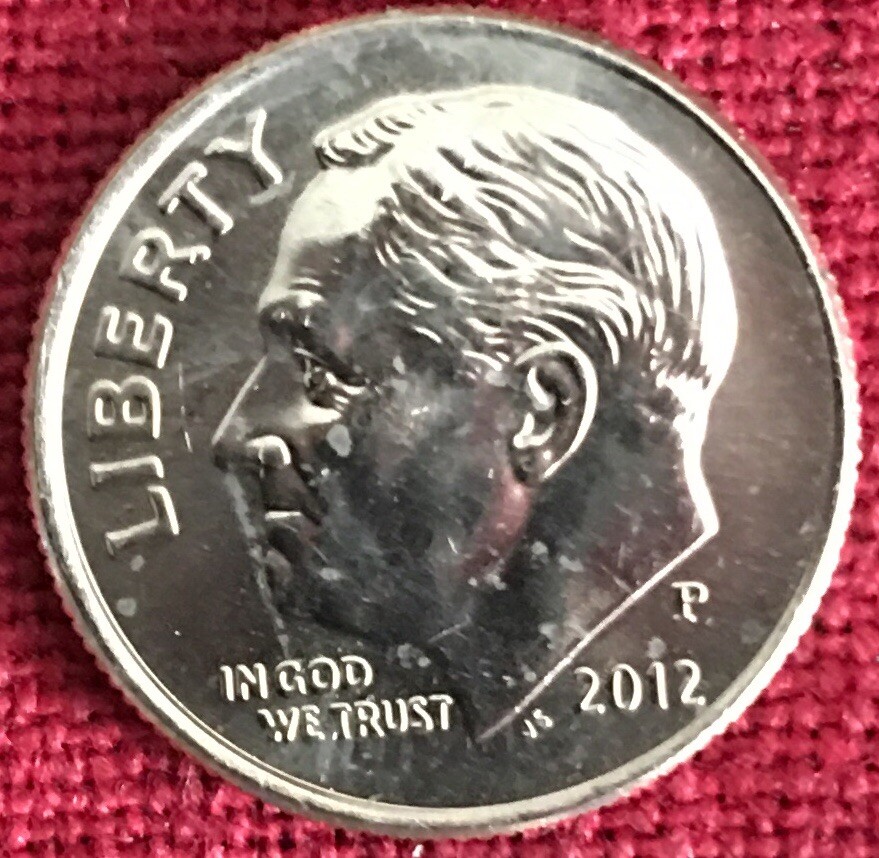 2012-P Roosevelt Dime BU From OBW
