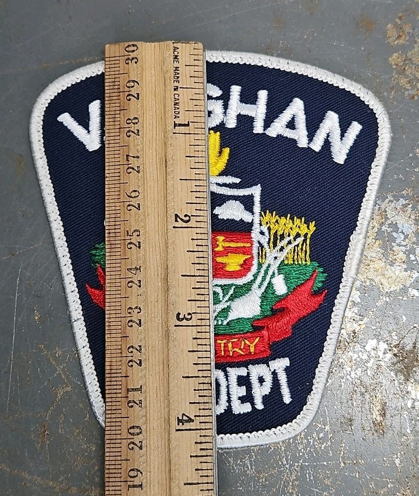 Vaughan Fire Fighter Ontario Canada Patch