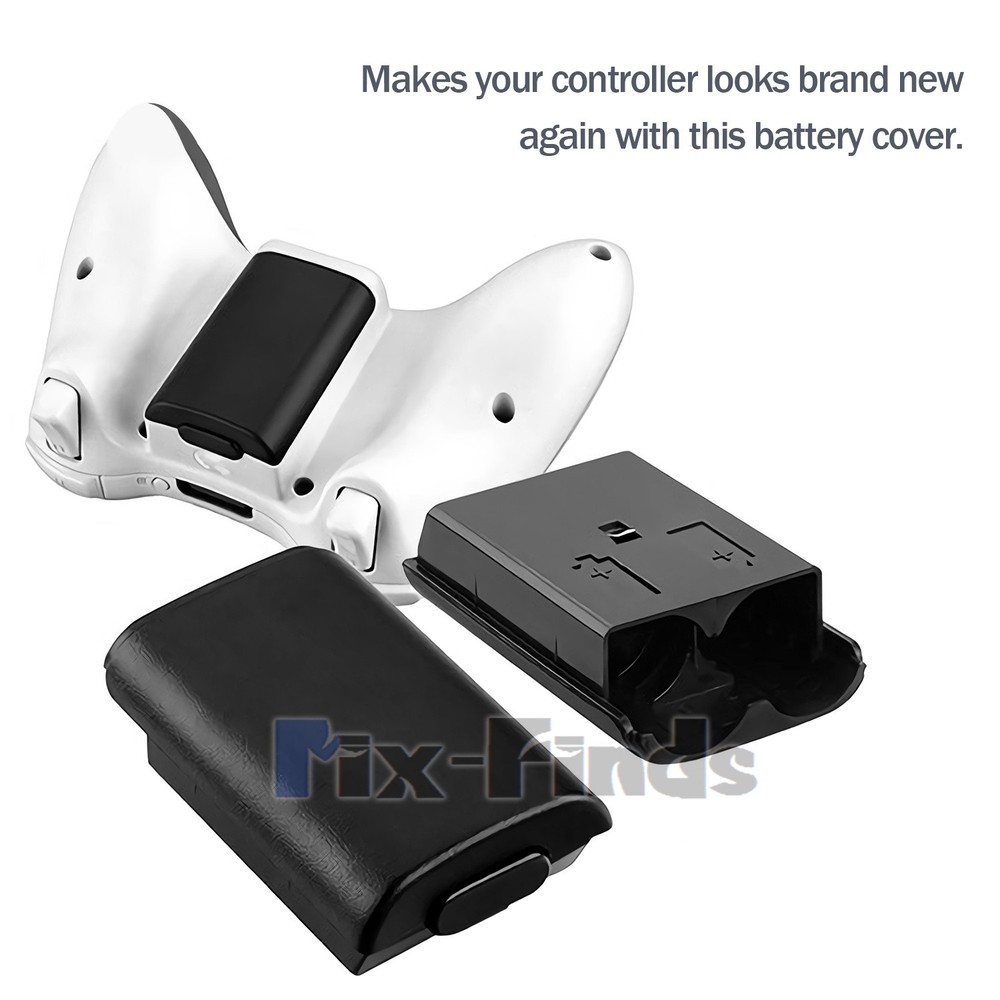 10pcs AA Battery Back Cover Case Shell Pack For Xbox 360 Wireless Controller US