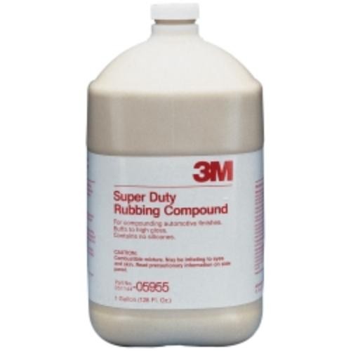 3m 05955 Super Duty Rubbing Compound, 1 Gallon