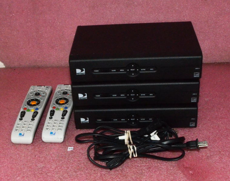 3 DirecTV Satellite Receiver Model D12-100.