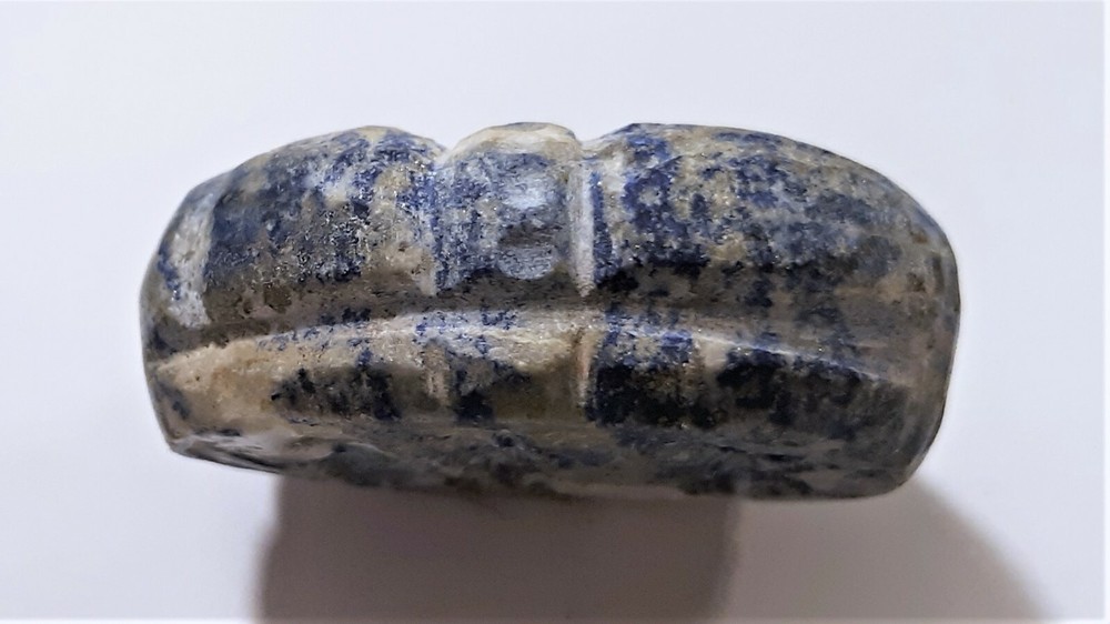 Ancient Lapis Levant Scarab Stamp Seal