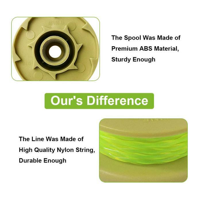 6Pack Weed Wacker String Trimmer Twisted 0.080 In Line for Ryobi Replacement US