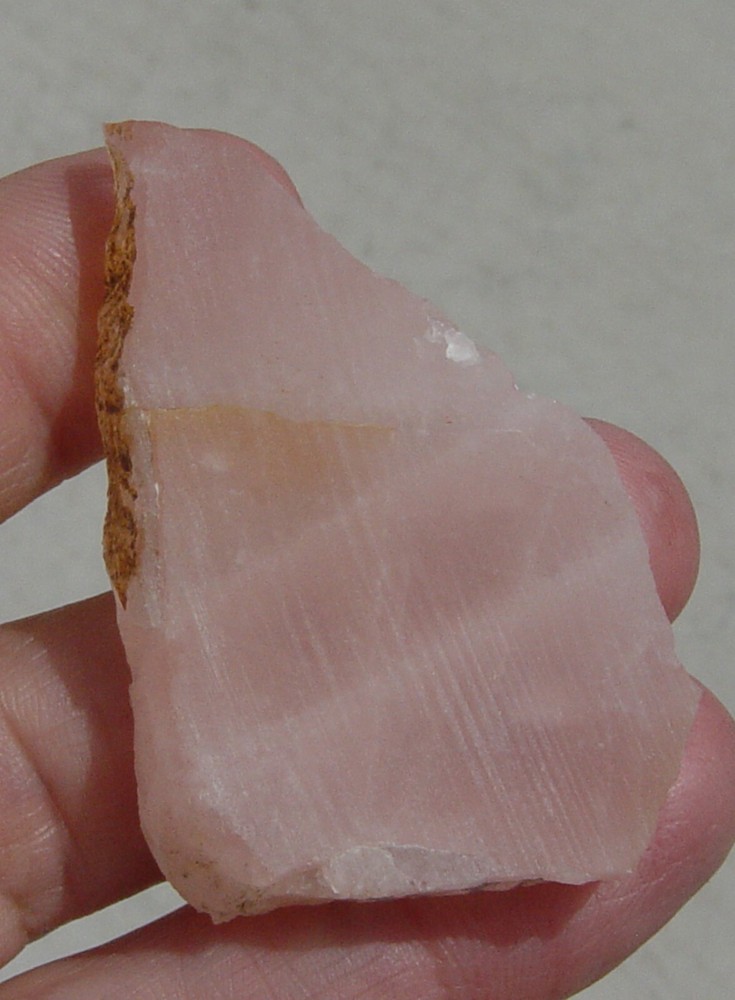 Rose Quartz Lapidary Slab T1077