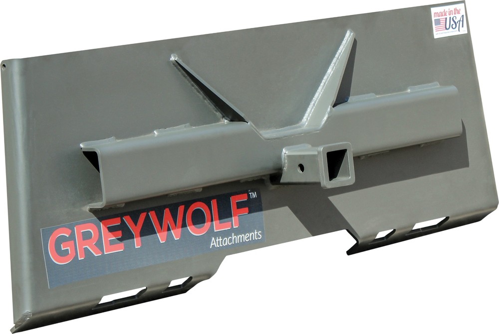 GreyWolf™ Skid Steer 2" Receiver Hitch Plate