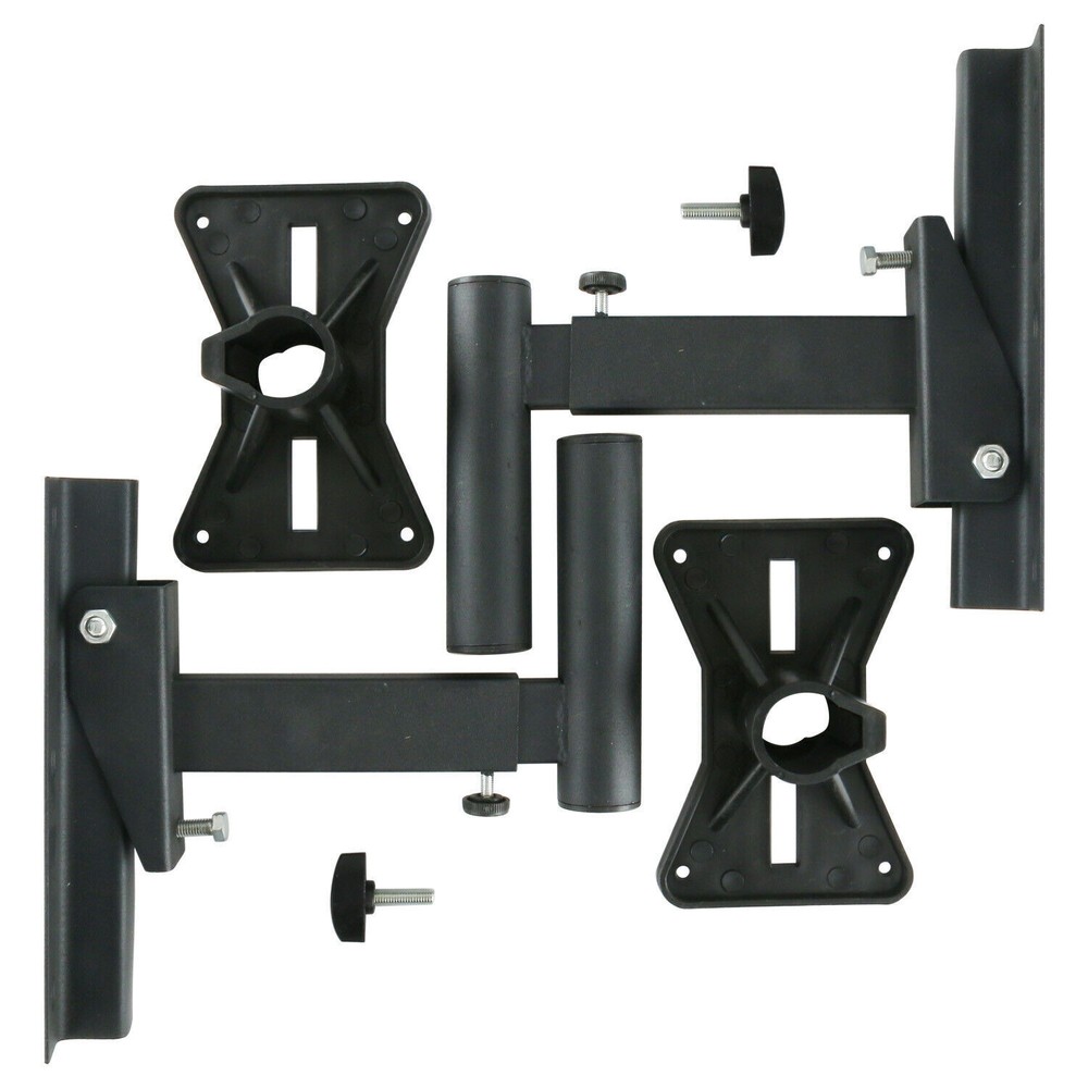 2 Pack Speaker Wall Mount 66 Lbs Universal Bookshelf Speaker Mounting Bracket
