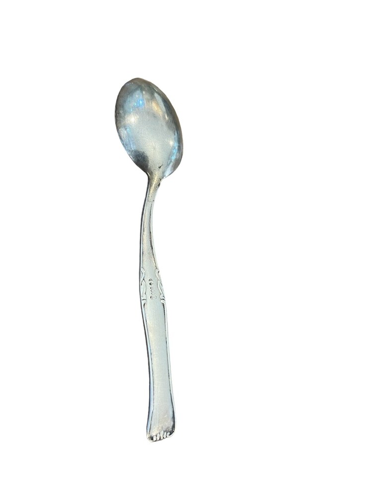 Antique European 800 Silver Tea Caddy Spoon
