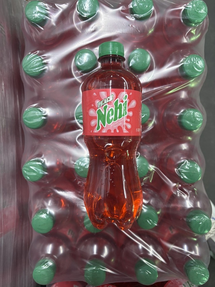 24 Pack Nehi Peach Soda, 20 oz Bottles