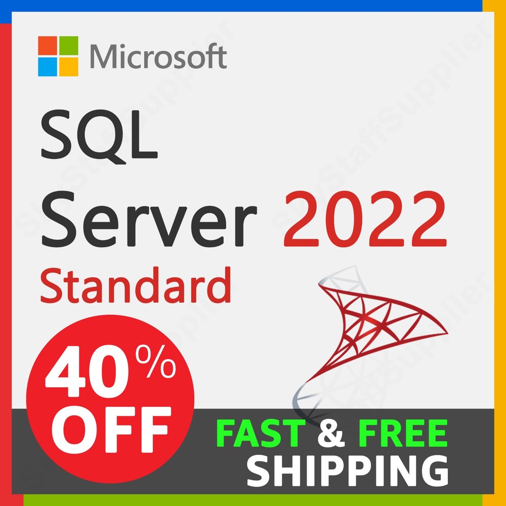 Microsoft SQL Server 2022 Standard Edition (Retail) - Full Version License - NEW