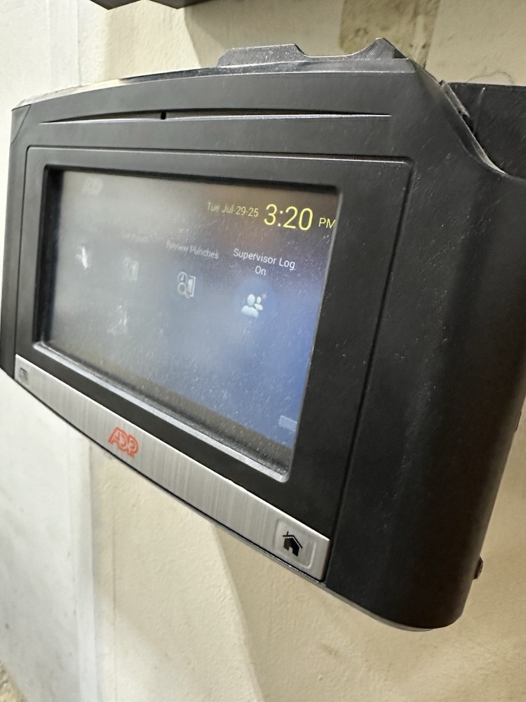 ADP InTouch 9100 Kronos Time Clock Touch LCD Display