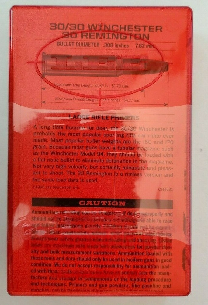 LEE 90244 PRECISION  .30/30 Winchester 30 Rem Classic Loader Kit