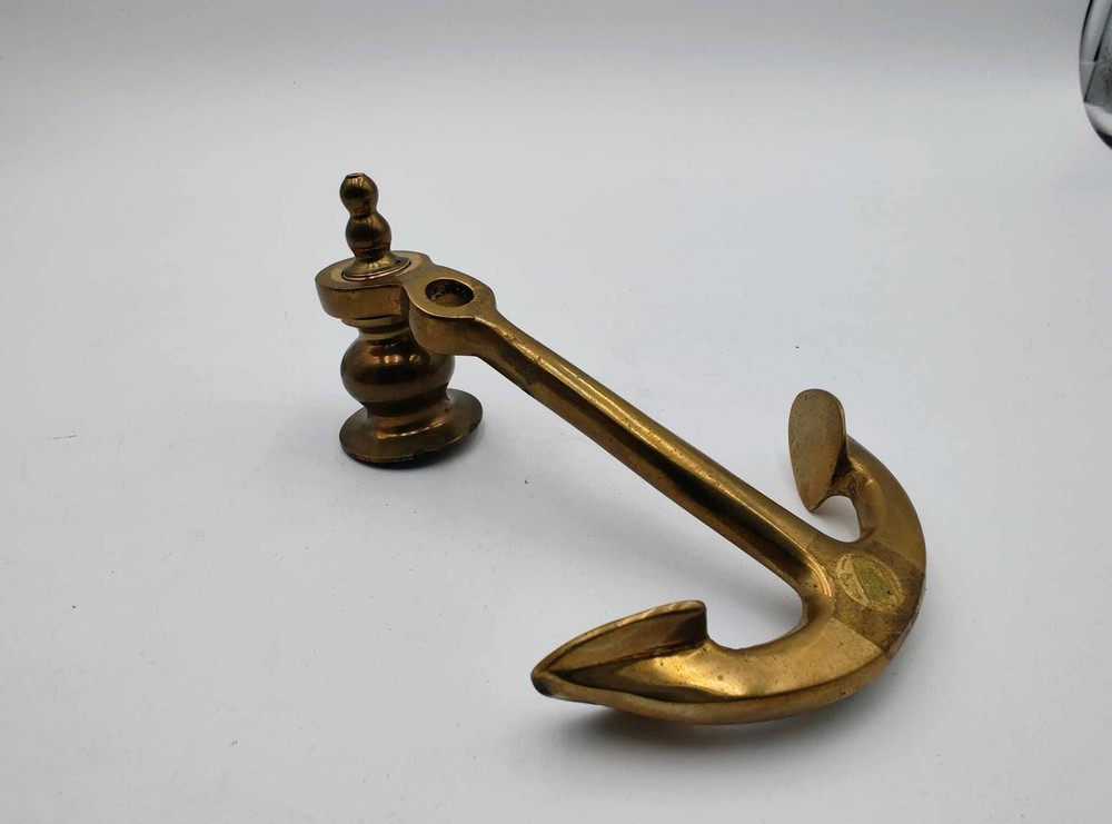 Solid Brass Anchor Candle Snuffer - Nautical Boat Ship