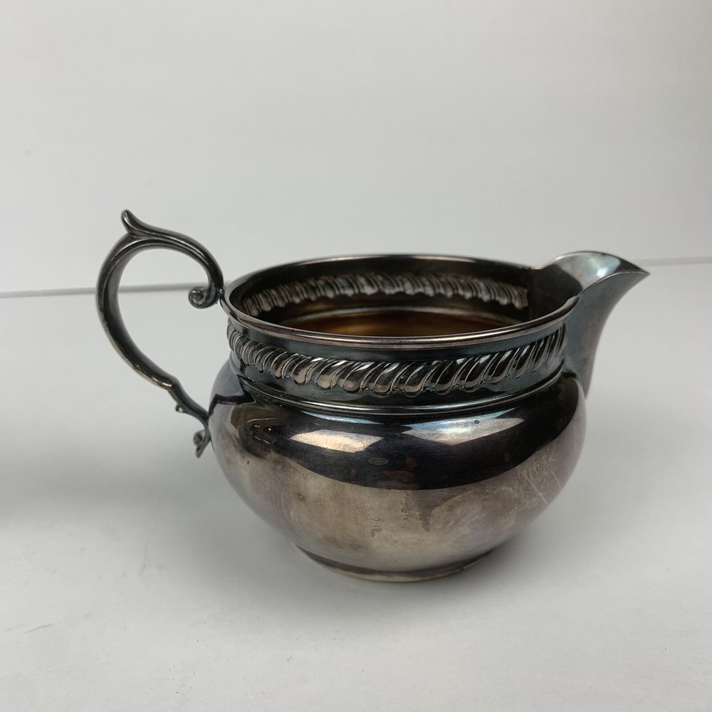 Gorham Silverplated Creamer And Open Sugar Bowl Set YC2051