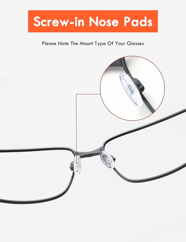 Silicone Replacement Crystal Clear Nose Piece For-Oakley Socket 5.0/ Socket 5.5