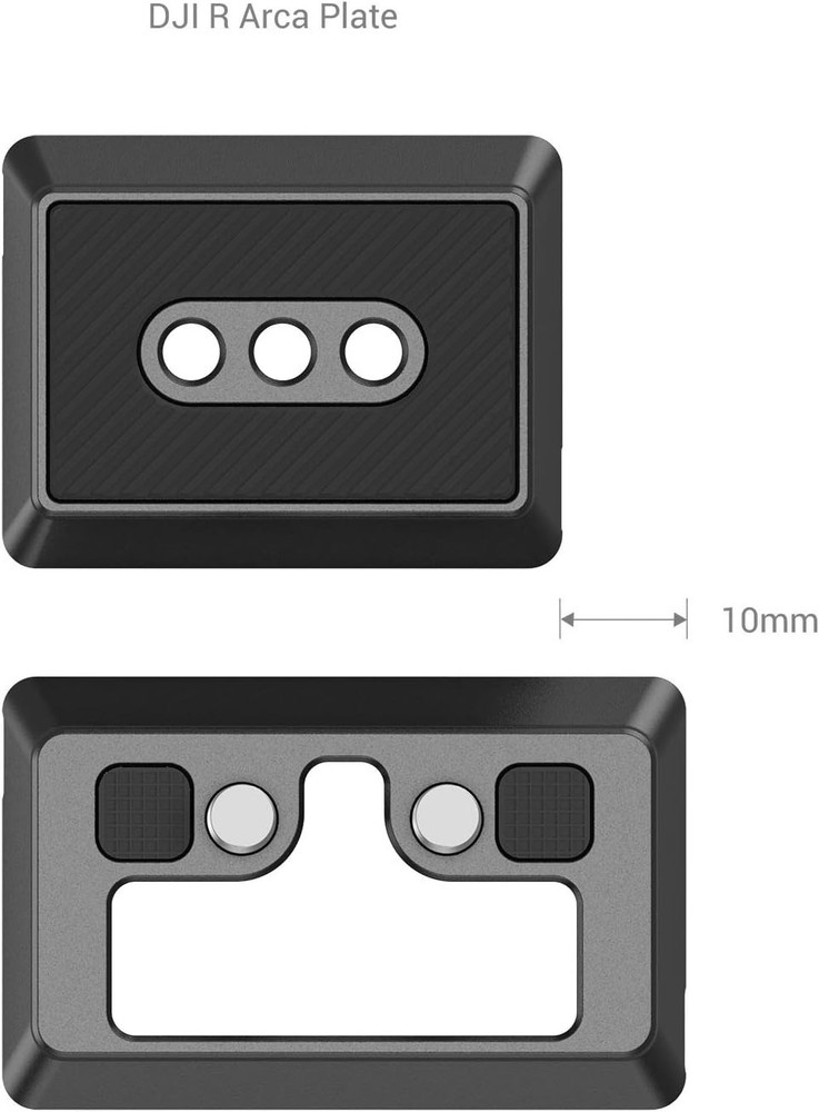 Durable Lightweight Quick Release Plate for DJI RS Gimbal - Enhanced Adjustments
