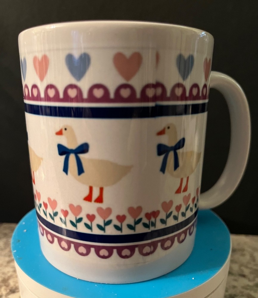 Blue geese old fashioned Mug NEW