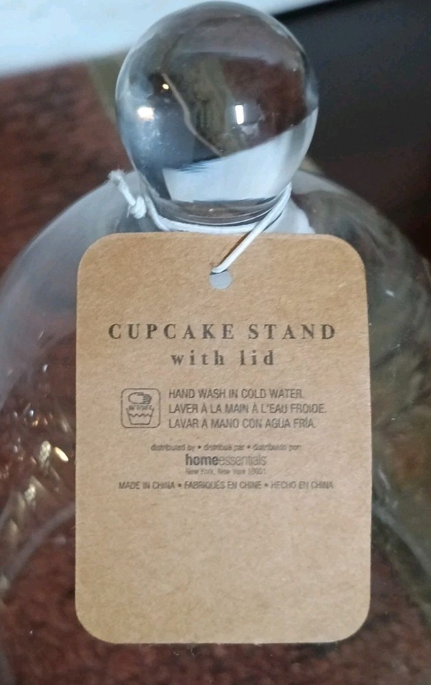 Rae Dunn "Devour" (Black Lettering) Cupcake Stand
