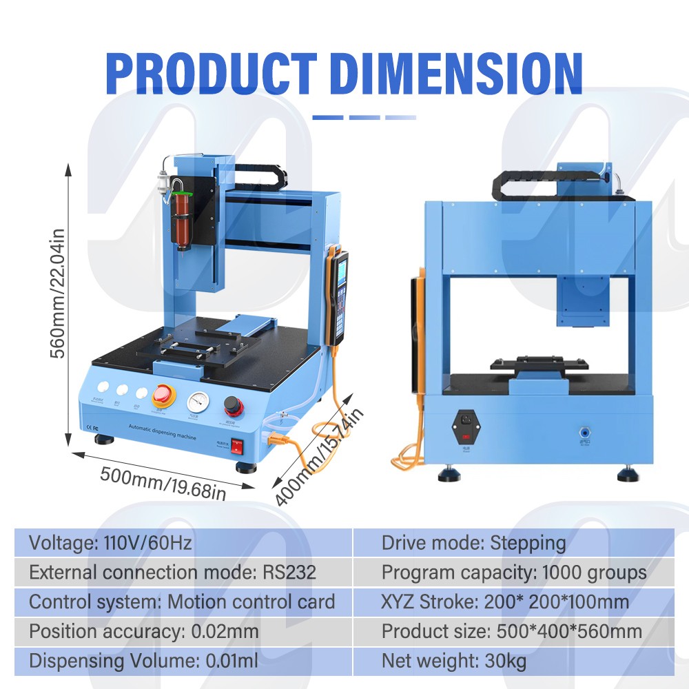 Glue Dispenser Automatic Dispensing Machine Paste Filling Machine FREE